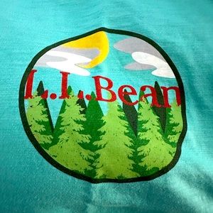 LL Bean shirt, purchased on our family vacation in Maine.
